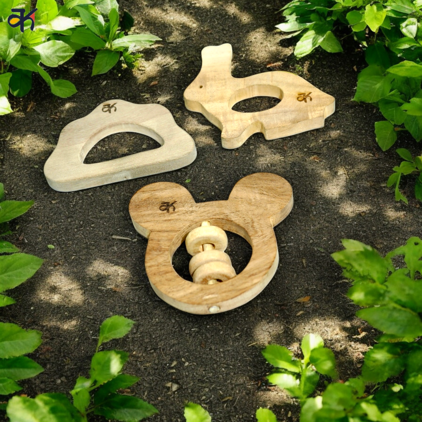 Teethers & Rattle Cloud Rabbit & Micky rattle