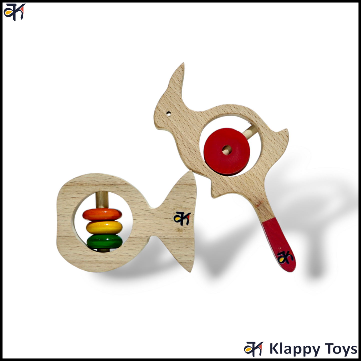 rabbit rattle & fish rattle