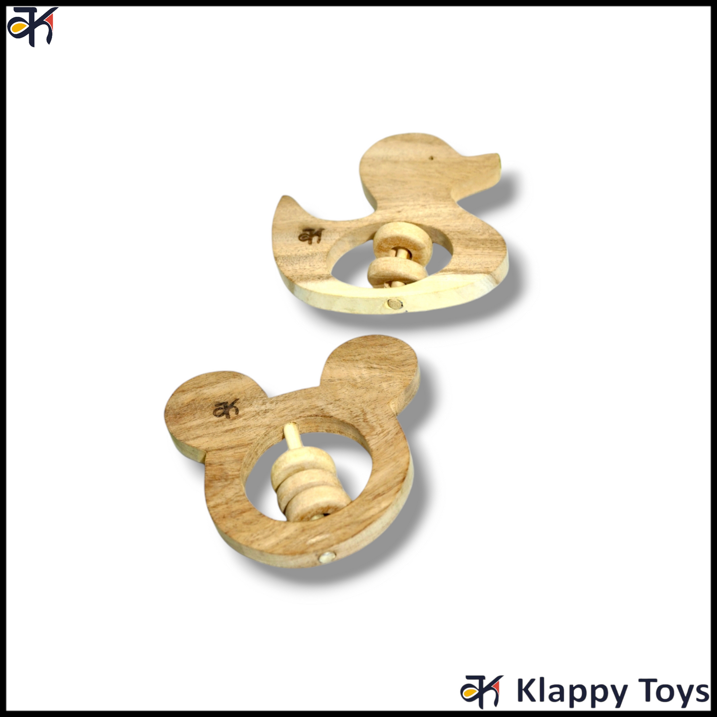 Rattle combo Micky & Duck rattle