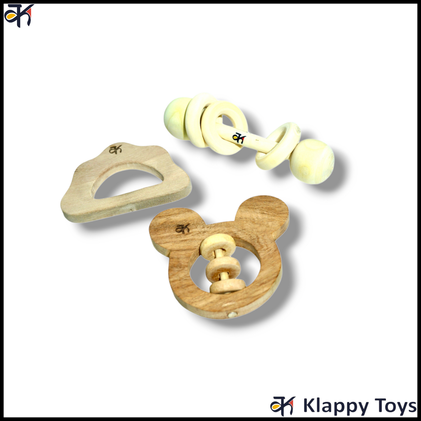 Teethers & Rattle Cloud , Micky & dumbell rattle