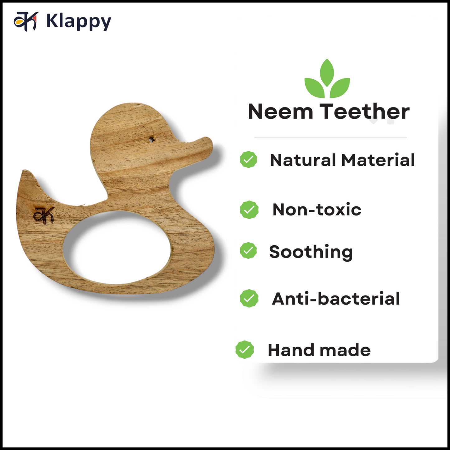 Wooden Teethers - Duck