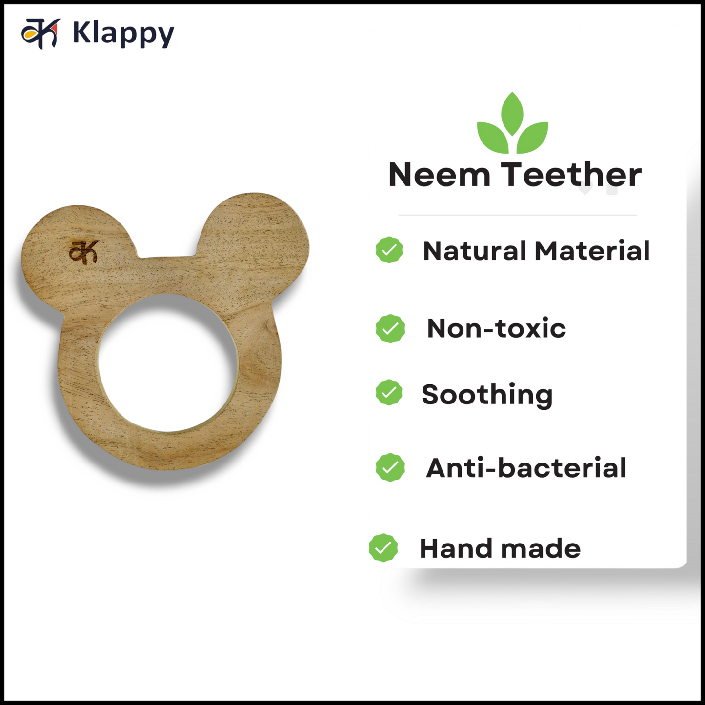 Wooden Teethers - Micky