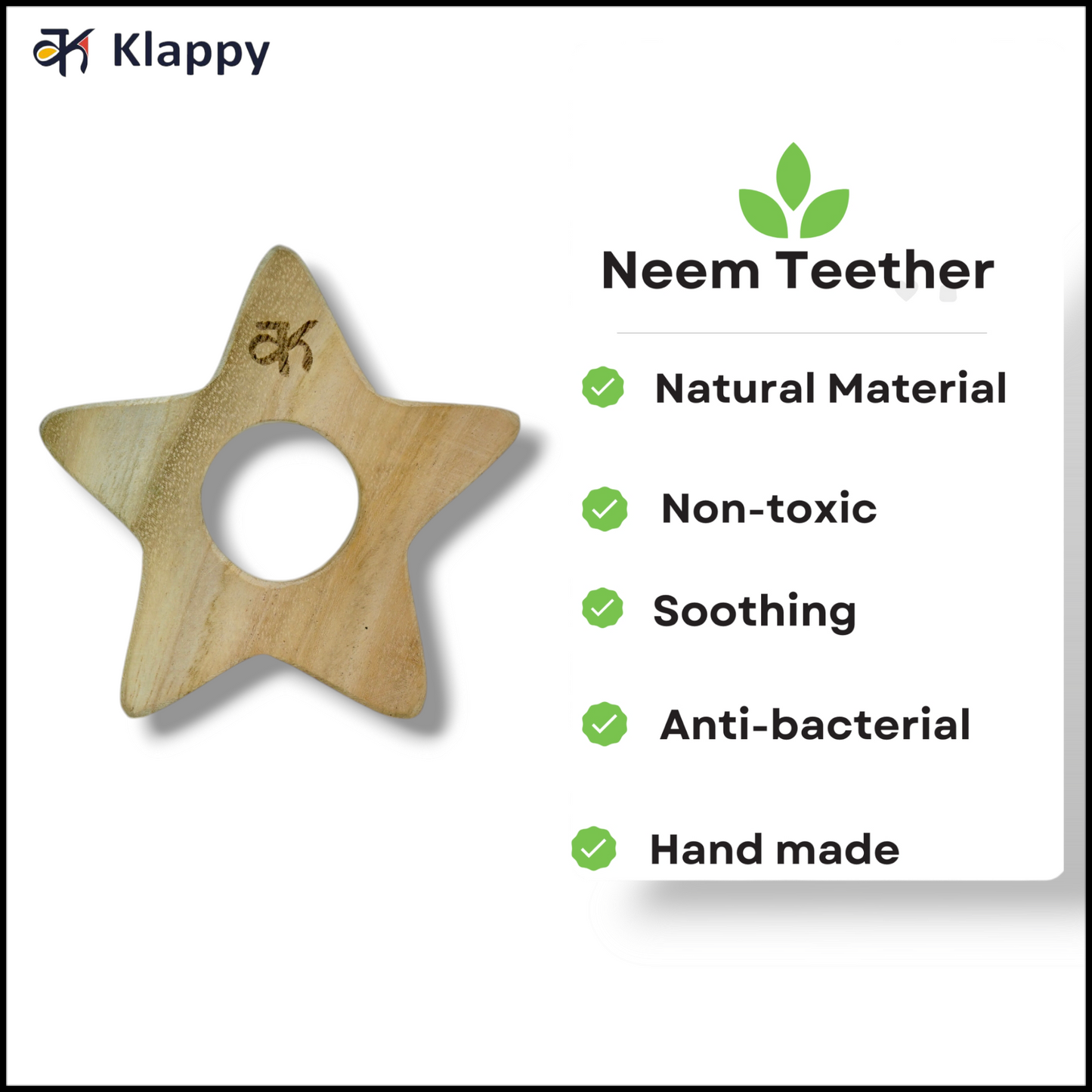 Wooden Teethers - Star