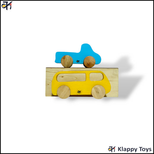 Push & Pull toys - Bus & Jeep