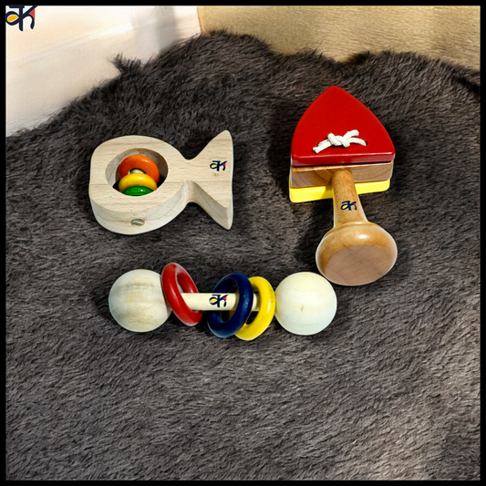 TRIANGLE CASTENET , fish rattle & dumbell rattle