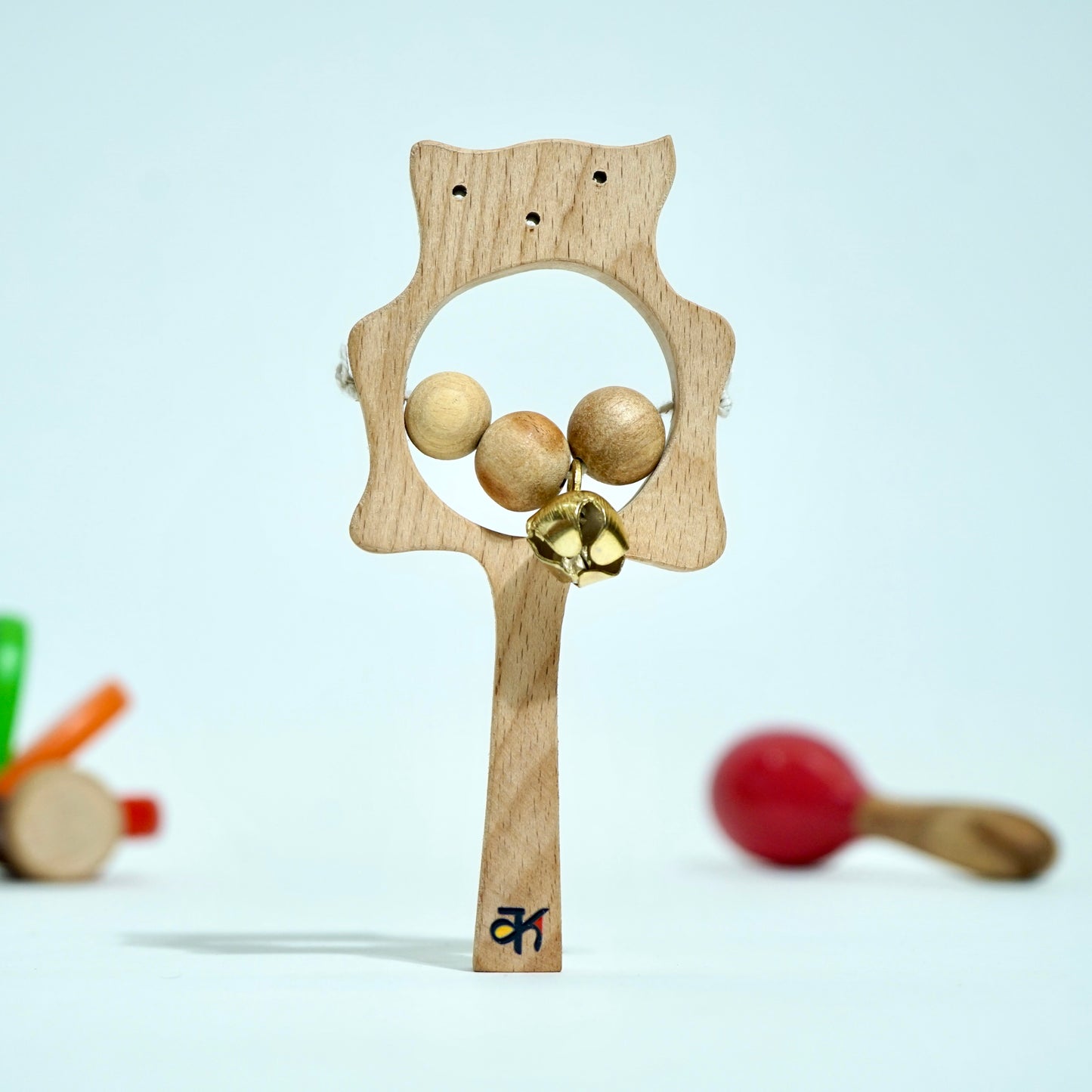 Wooden Rattles - Bead Rattle